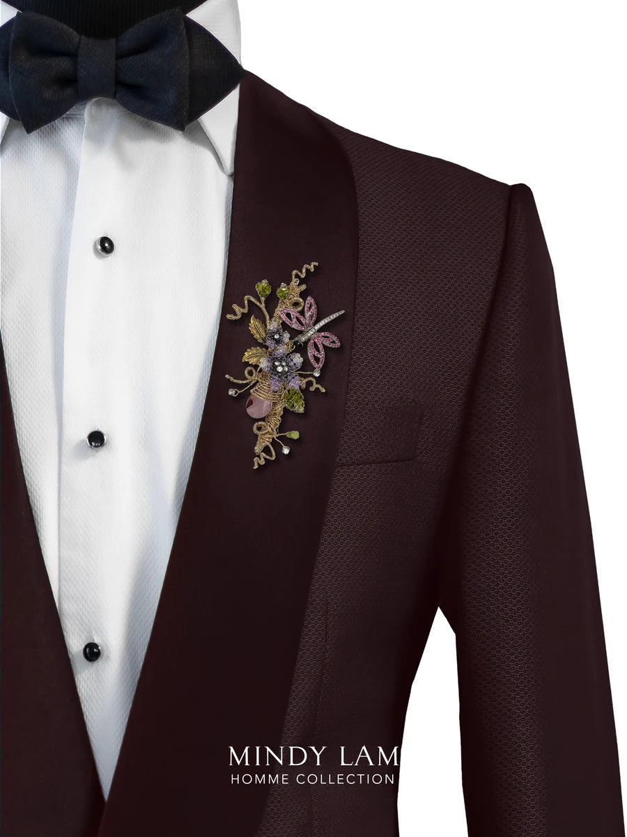Flight of Fuchsia Lapel Pin