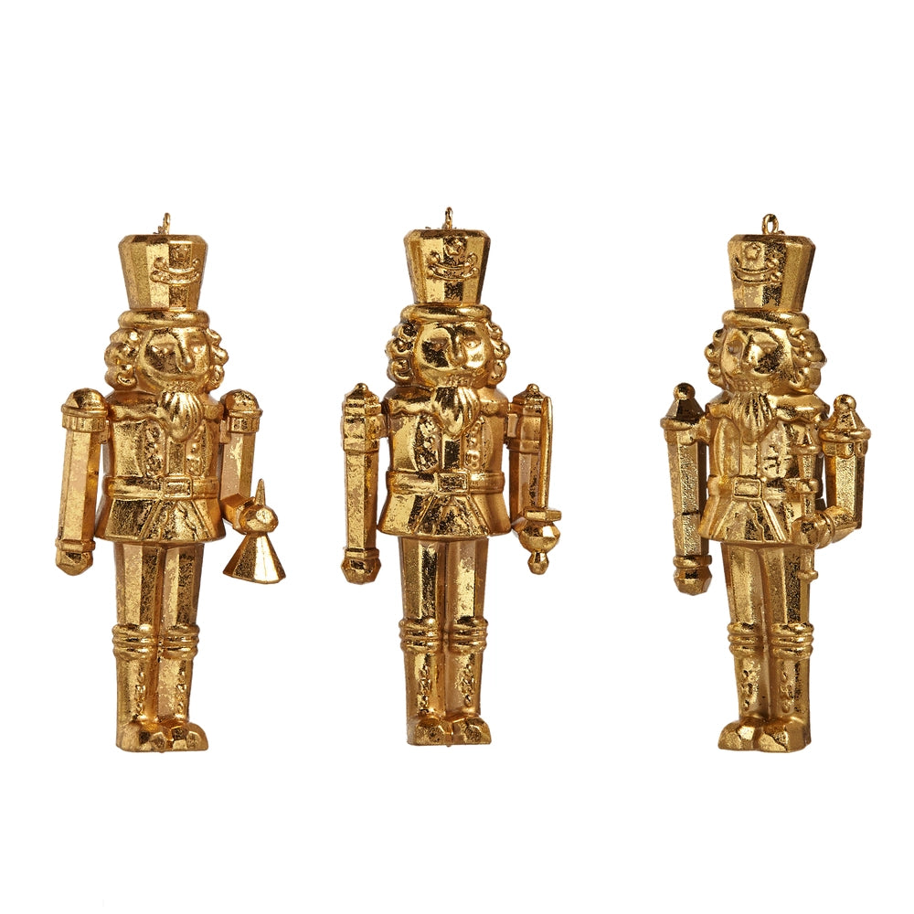 Gold Nutcracker Ornament - 5"