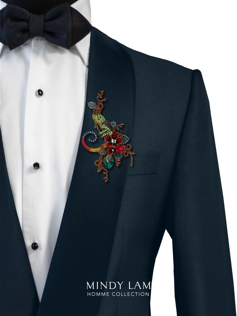 Charm of the Chameleon Lapel Pin