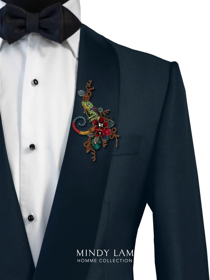 Charm of the Chameleon Lapel Pin