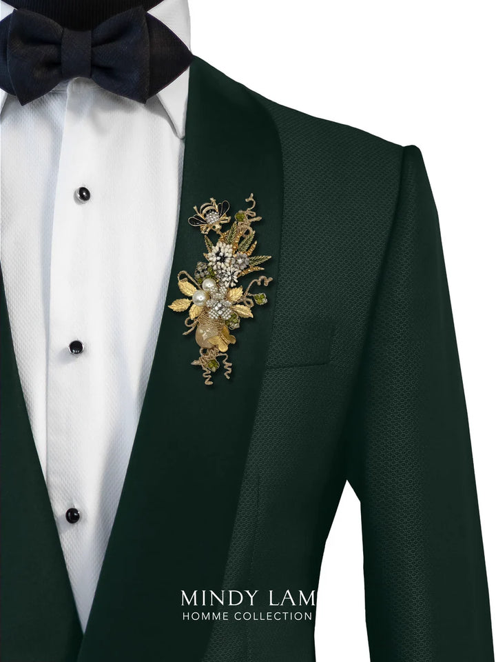 Bouquet from the Garden Lapel Pin