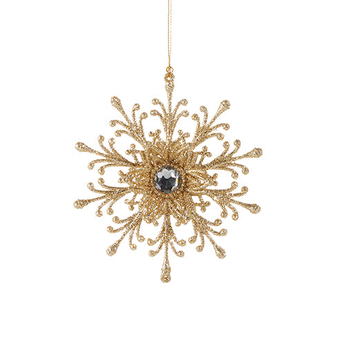 Glittered Starburst Ornament