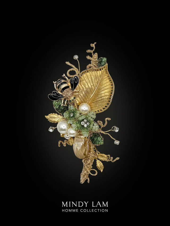 Mint Garden and Whimsy Lapel Pin