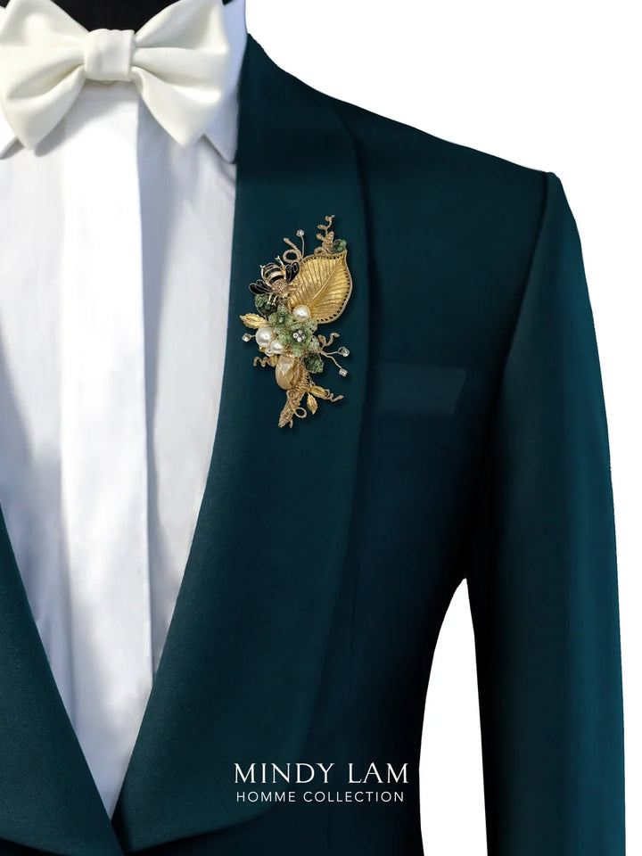 Mint Garden and Whimsy Lapel Pin