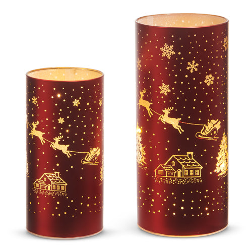 Lighted Glass Lanterns