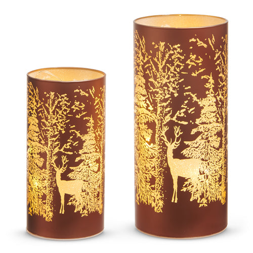 Lighted Glass Lanterns