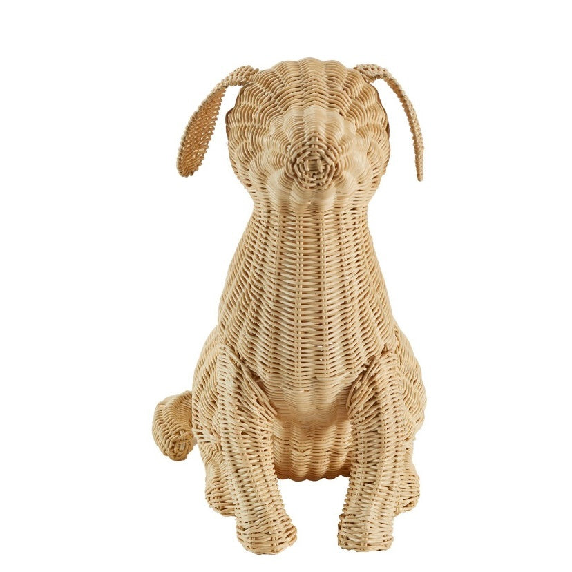 "Potcake" Wicker Dog