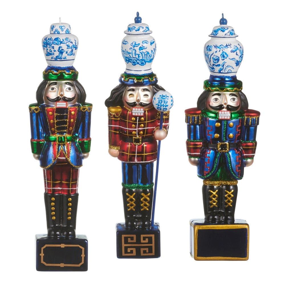 Chinoiserie Nutcracker Figurine Ornament