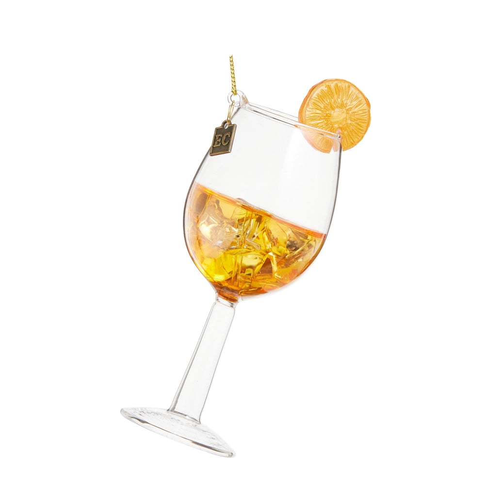 Spritz Cocktail Ornament