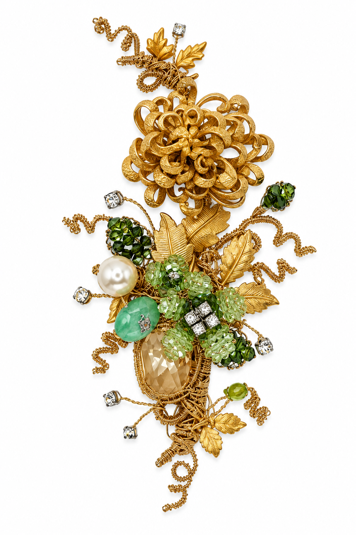 Chrysanthemum of Whimsy Lapel Pin