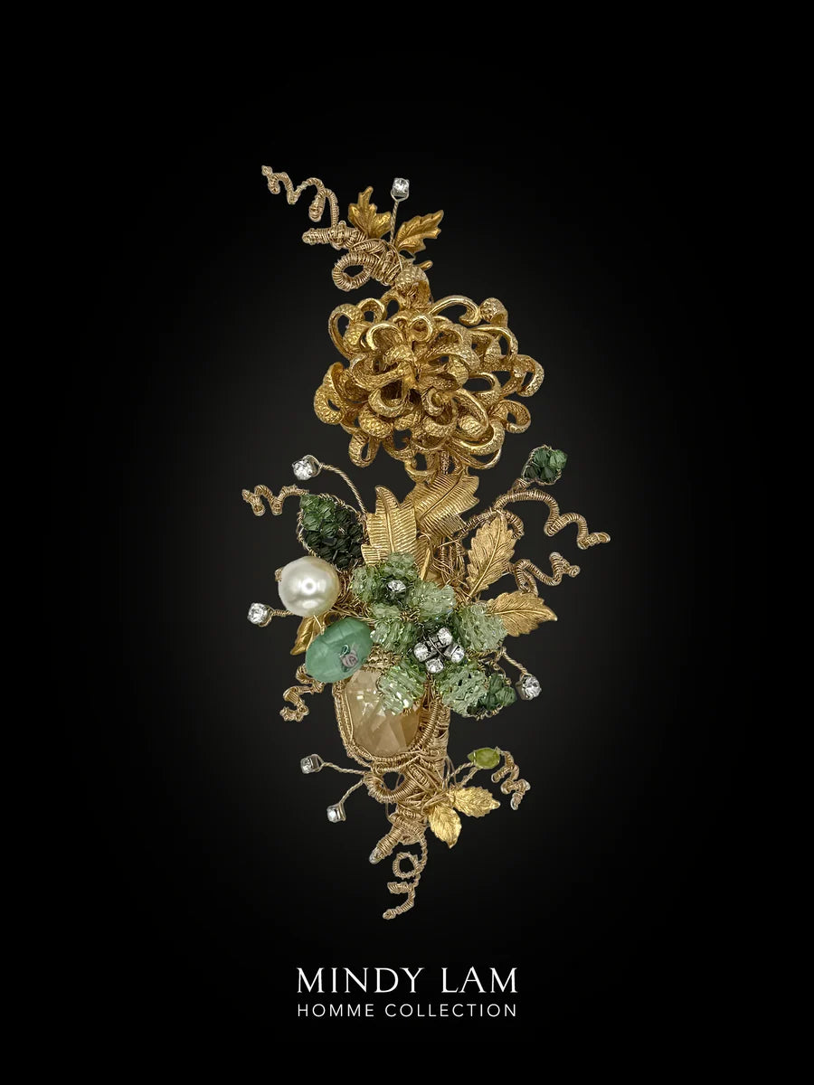 Chrysanthemum of Whimsy Lapel Pin