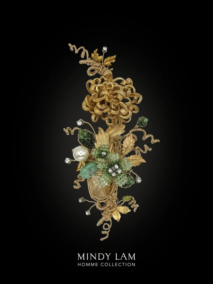 Chrysanthemum of Whimsy Lapel Pin