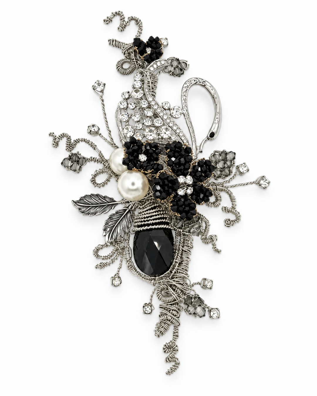 Jeweled Dance of the Lake Lapel Pin
