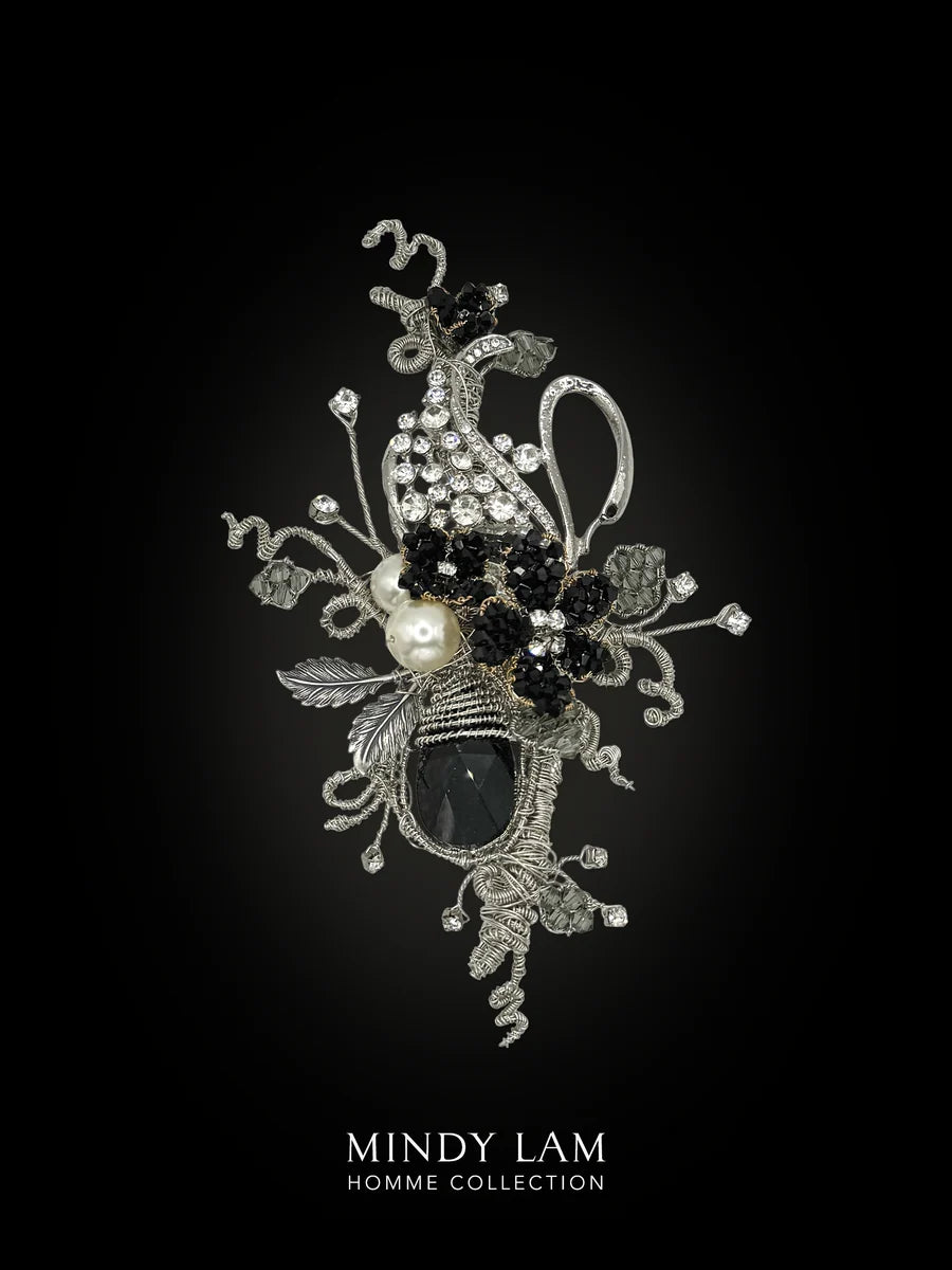Jeweled Dance of the Lake Lapel Pin
