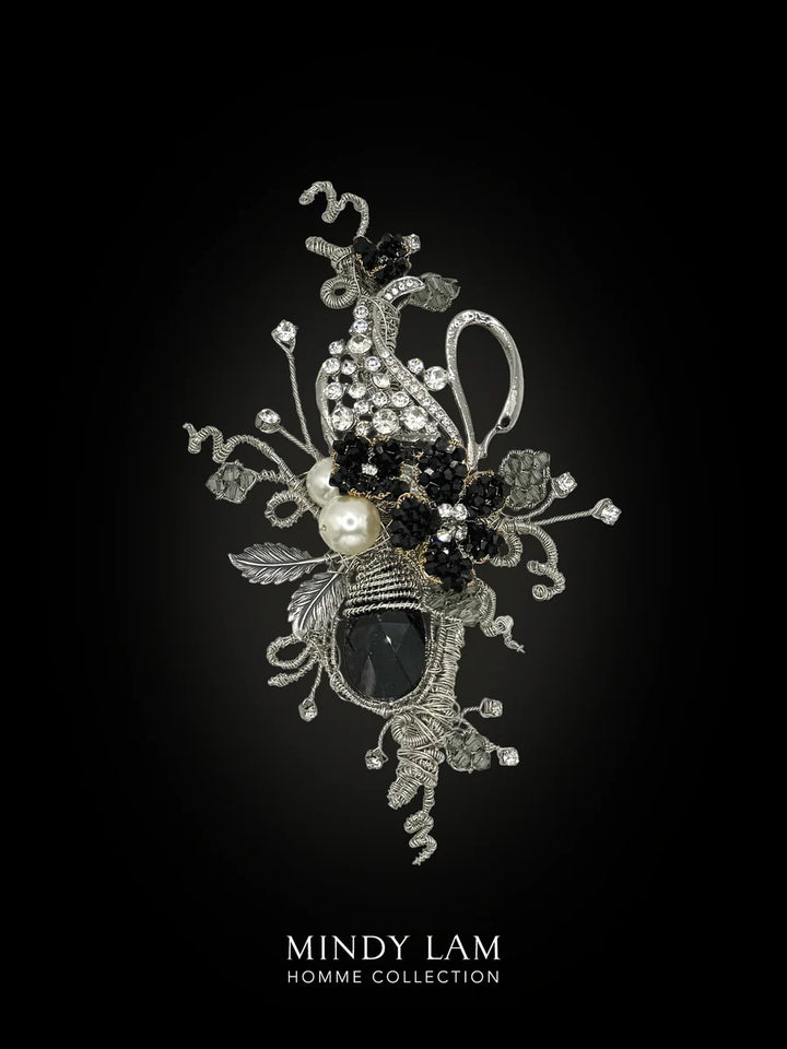 Jeweled Dance of the Lake Lapel Pin