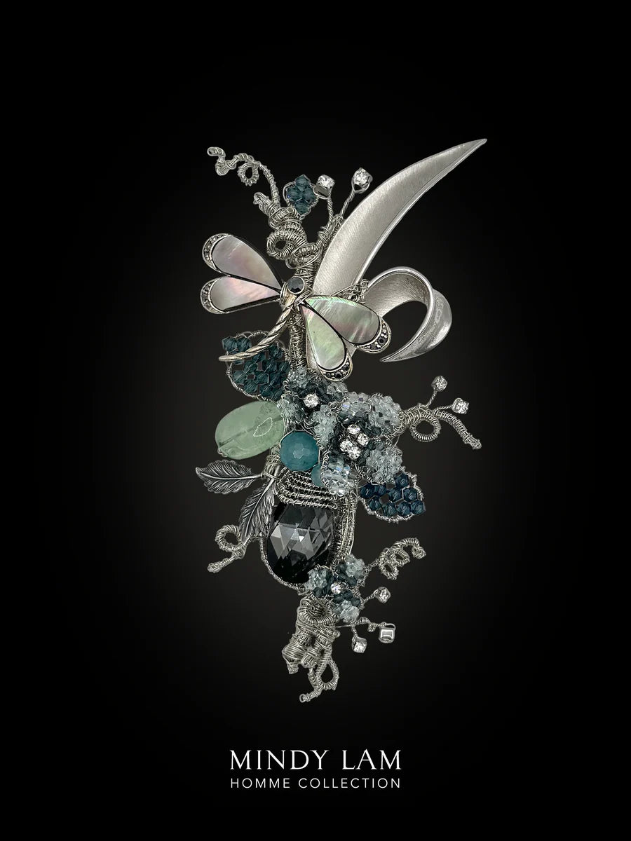 Dragonfly and Whimsy Lapel Pin