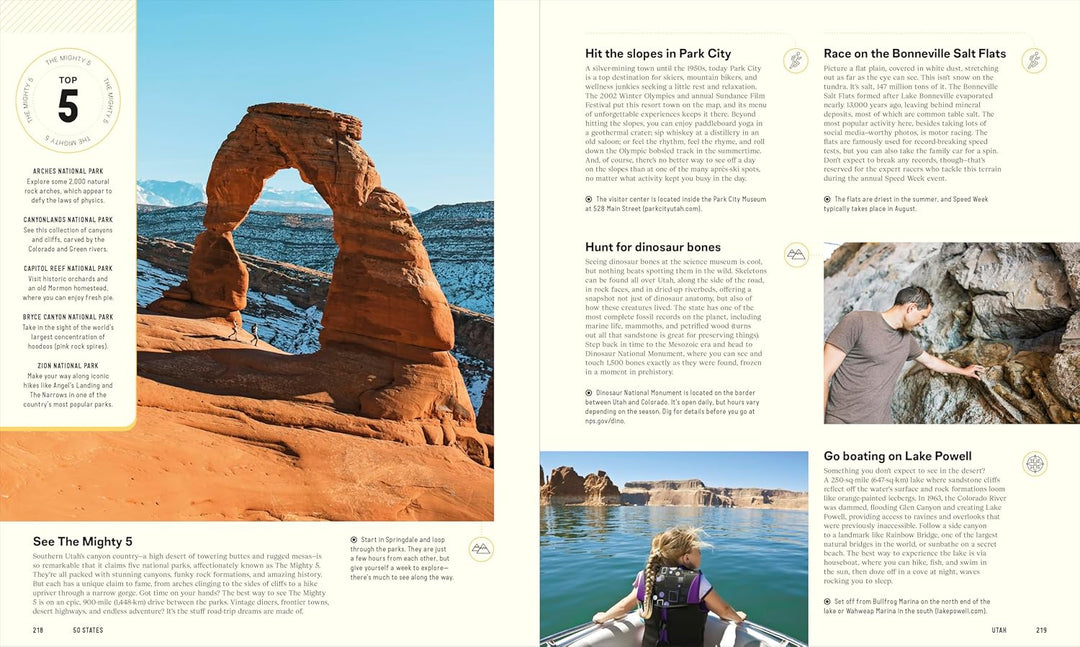 50 States The Ultimate Travel List: The Best Things to See and Do in Every State