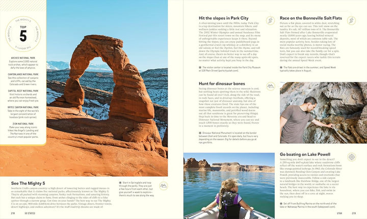 50 States The Ultimate Travel List: The Best Things to See and Do in Every State