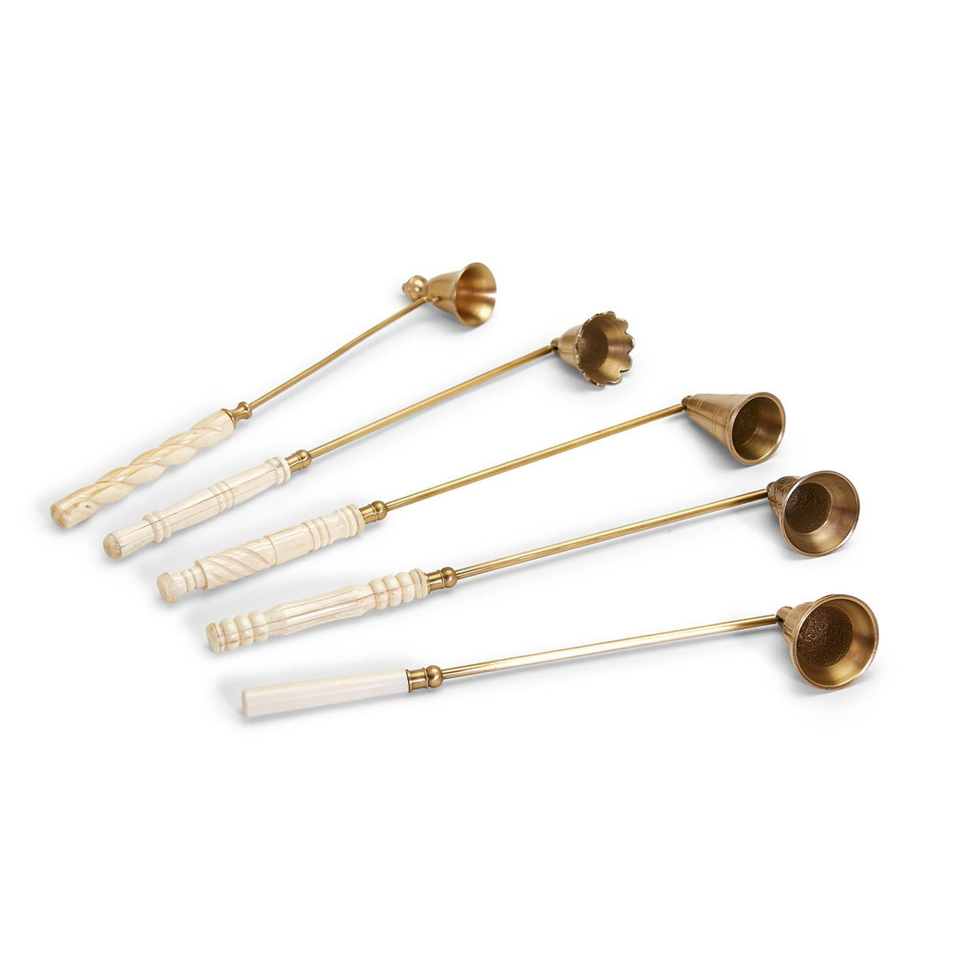Gold & Bone Candle Snuffer