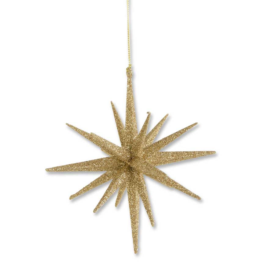 18-Point Glitter Star Ornament