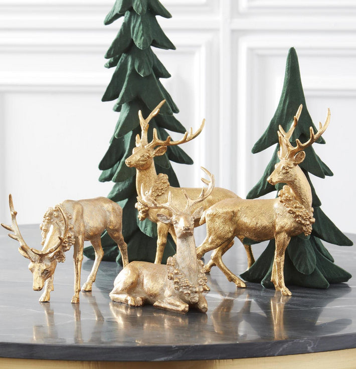 Antique Gold Deer