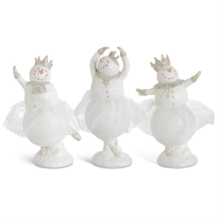 Glitter Snow Ballerina Figurines