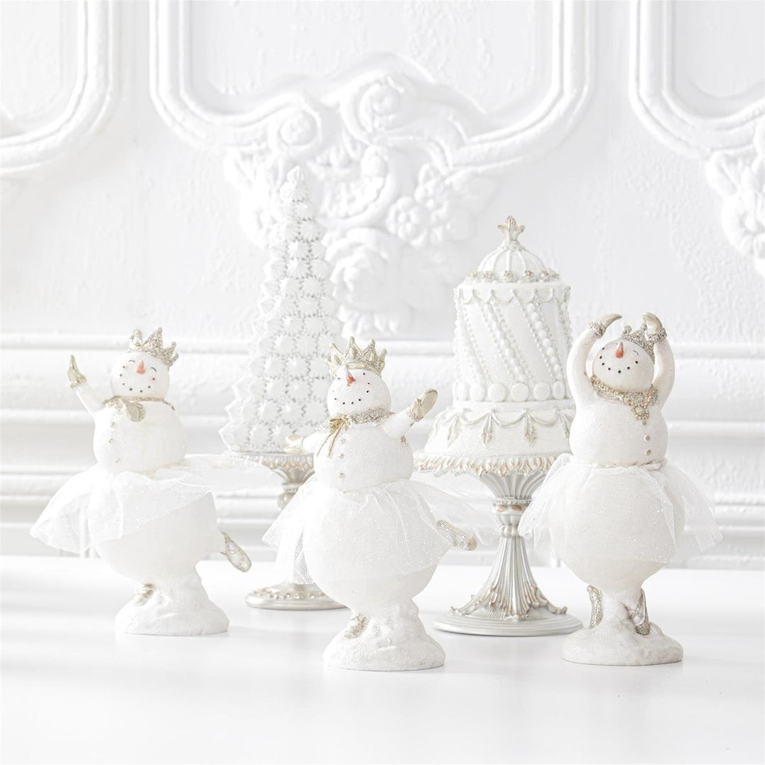 Glitter Snow Ballerina Figurines
