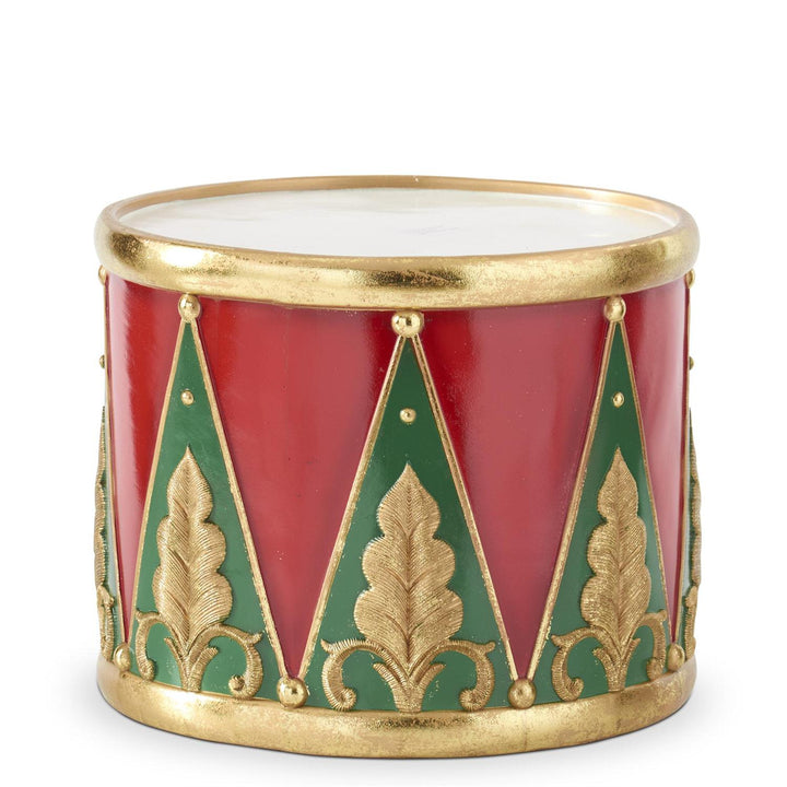 Red, Green & Gold Nesting Drum Containers - Set/3