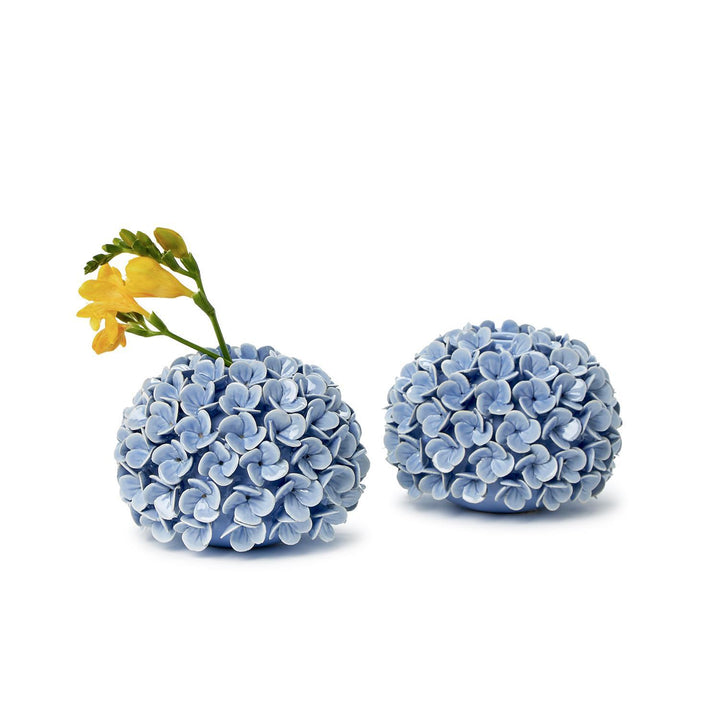 Hydrangea Flower Bud Vase or Candle Holder