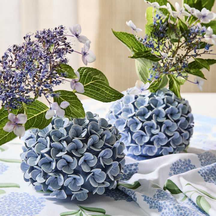 Hydrangea Flower Bud Vase or Candle Holder