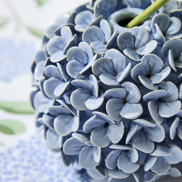 Hydrangea Flower Bud Vase or Candle Holder