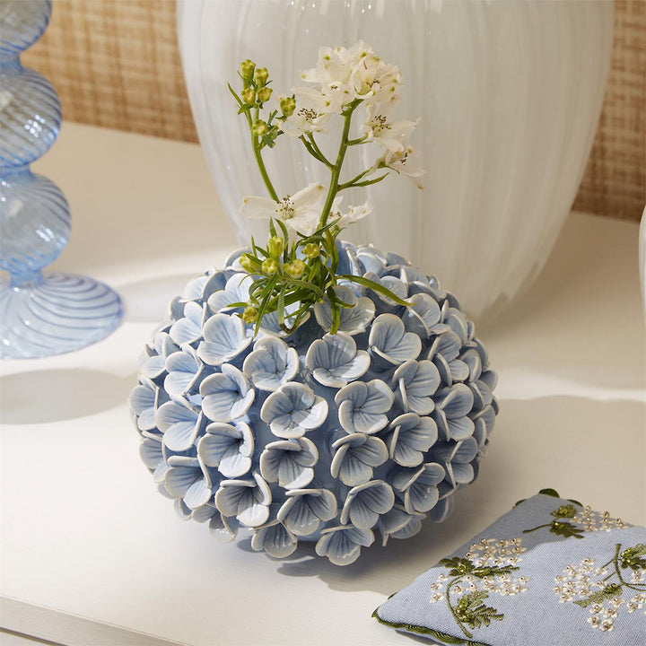 Hydrangea Flower Bud Vase or Candle Holder