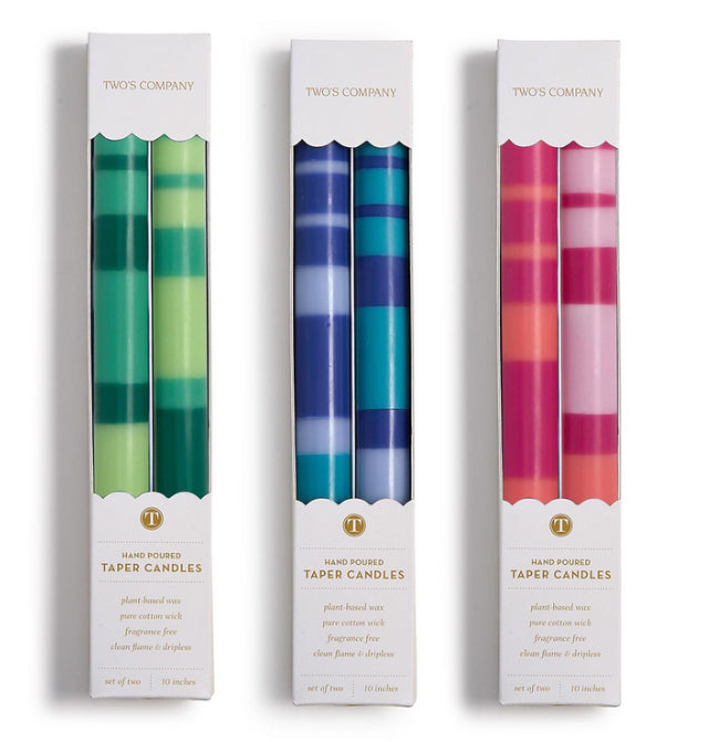 Stripe + Glow Candles Set/2