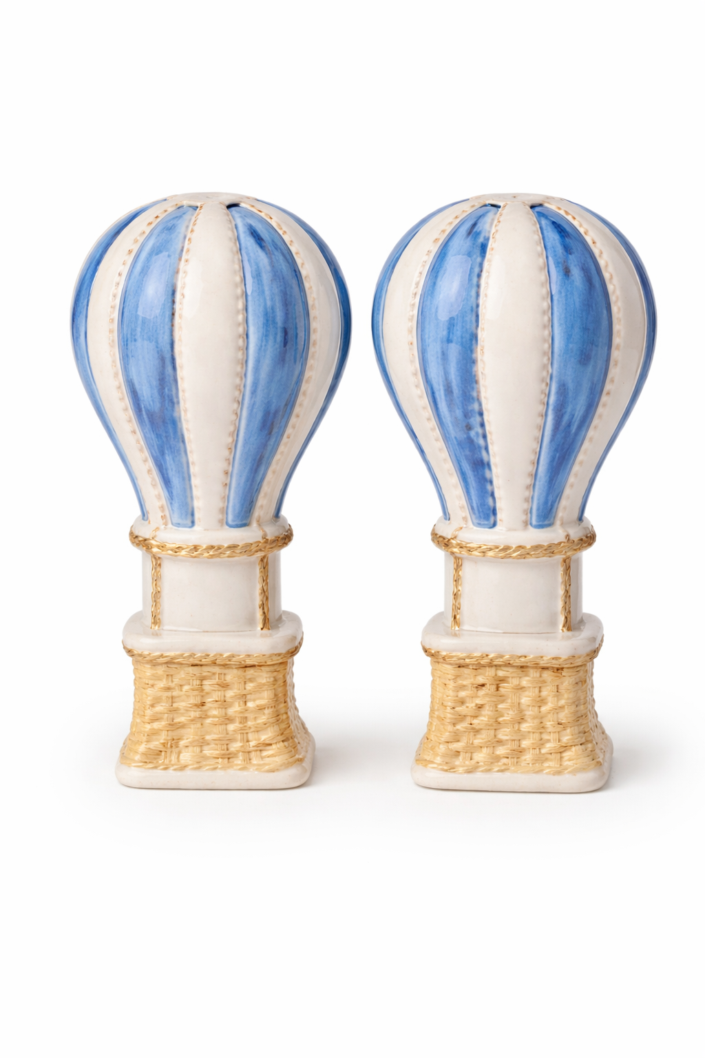 L'Amour Toujours Hot Air Balloon Salt & Pepper Shakers