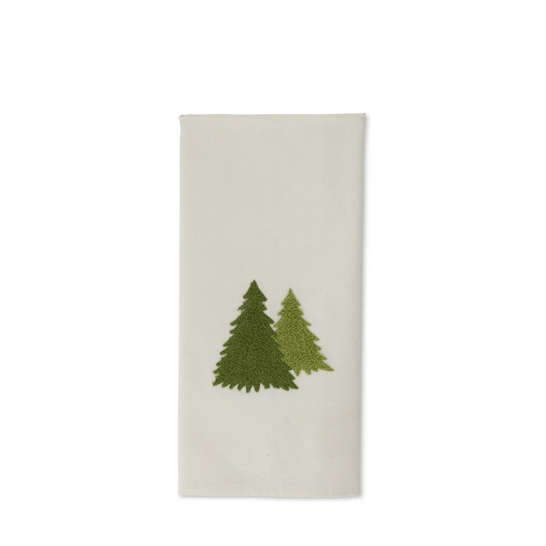 Embroidered Holiday Tea Towel