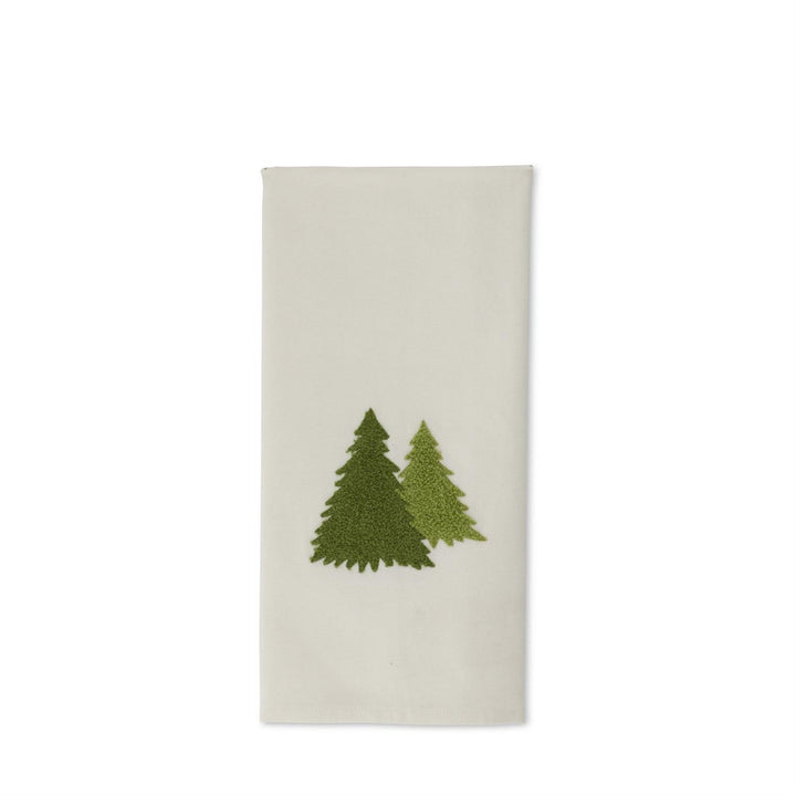 Embroidered Holiday Tea Towel