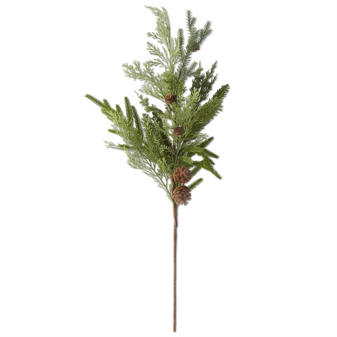 Mixed Pine & Pinecone Stem