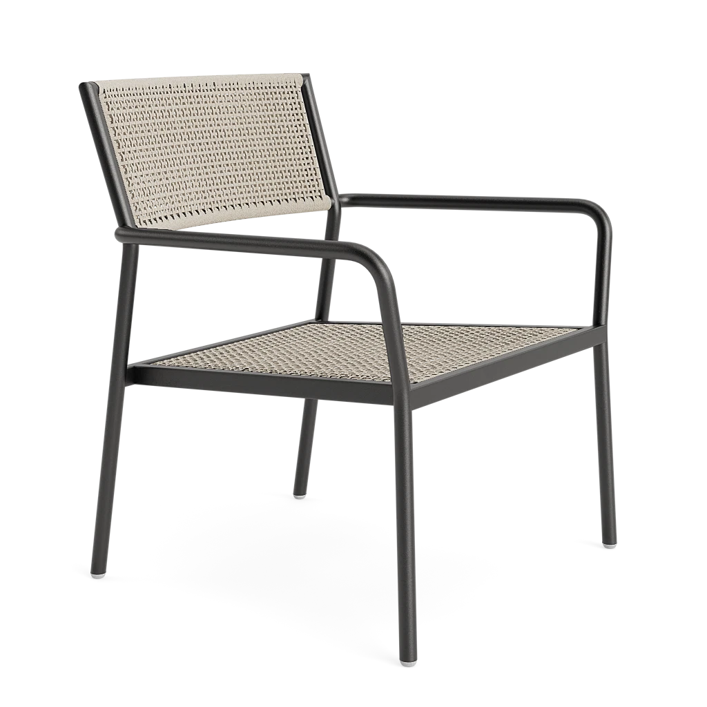 Lisbon Woven Stacking Lounge Chair