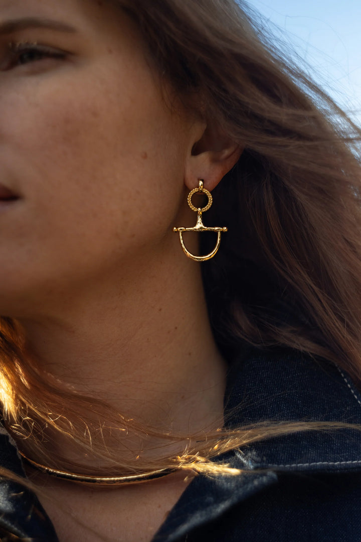Cheval Bit Drop Earrings
