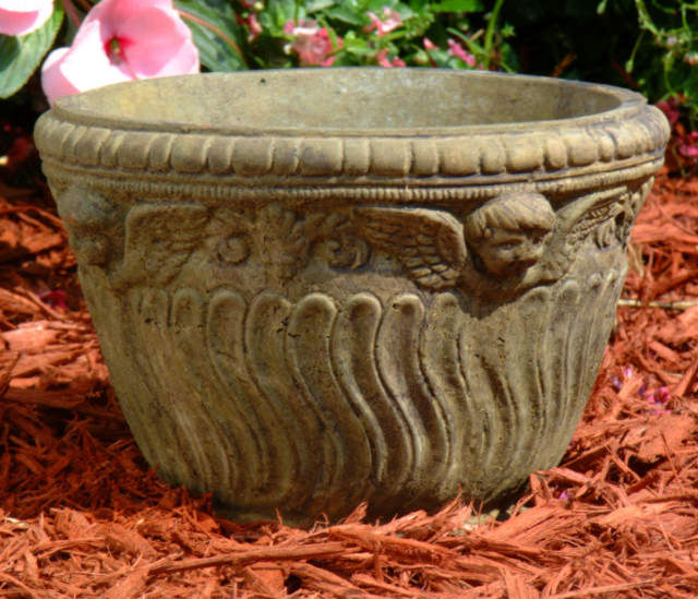 Small Cherub Jardiniere