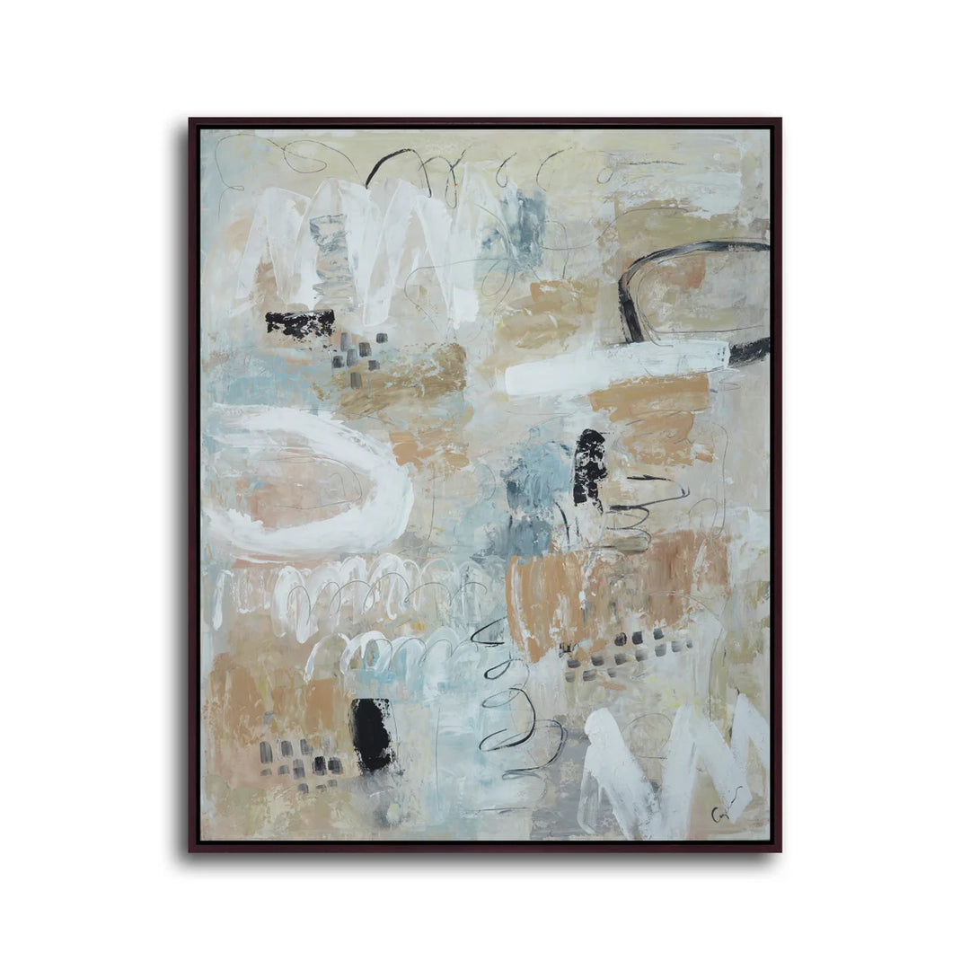 Clay + Cloud - Acrylic on Canvas