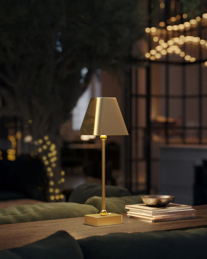 Cordless Lamp - Gadabout Brass Lamp