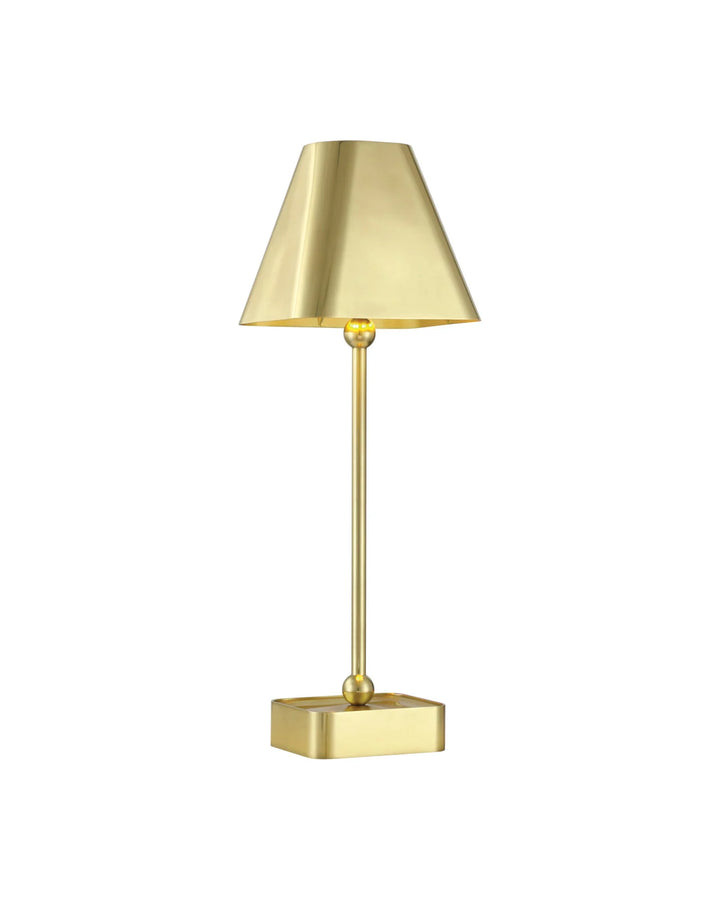 Cordless Lamp - Gadabout Brass Lamp