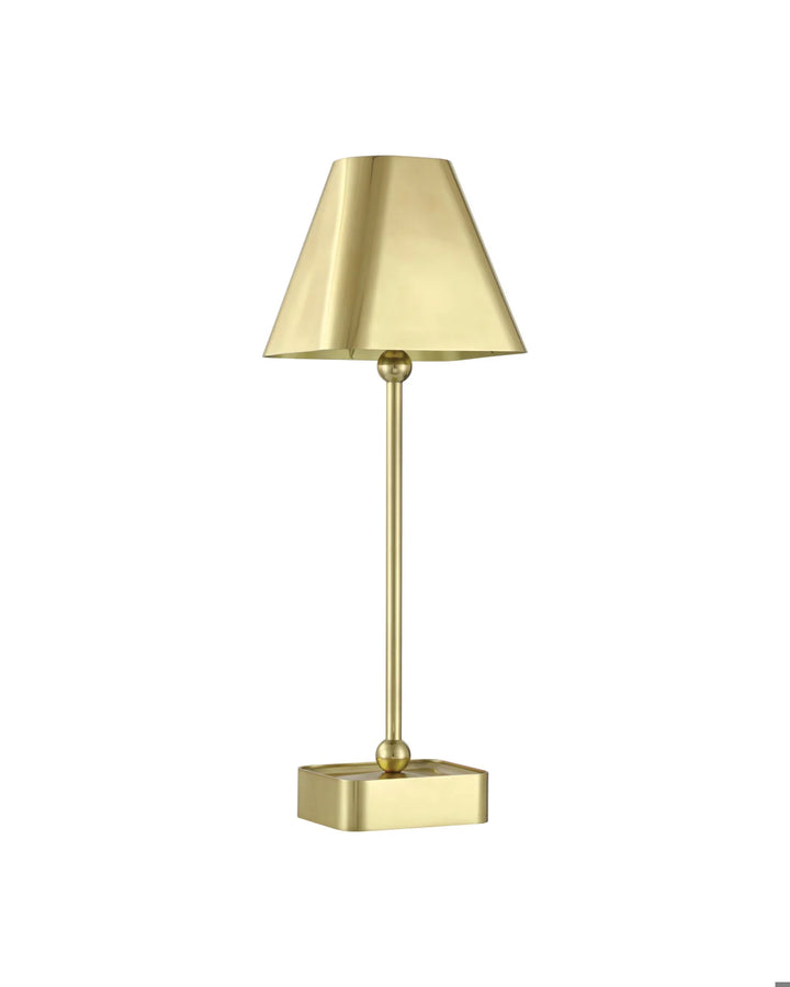 Cordless Lamp - Gadabout Brass Lamp