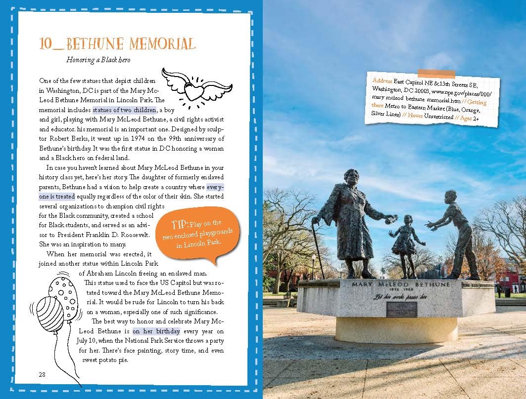111 Places for Kids in Washington DC that You Must Not Miss