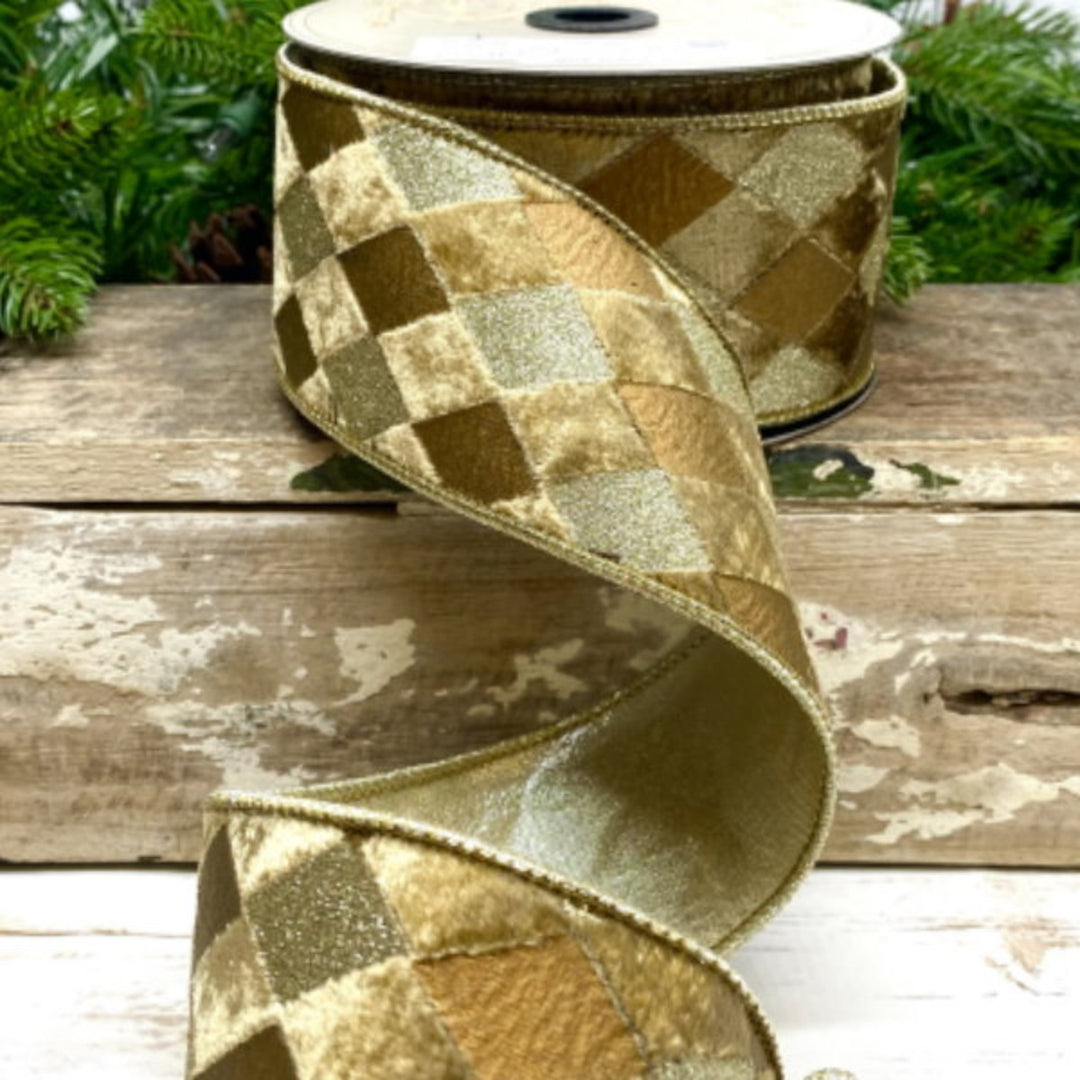 Metallic Harlequin Ribbon