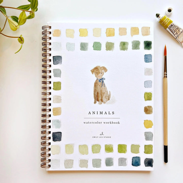 Kids Watercolor Workbook