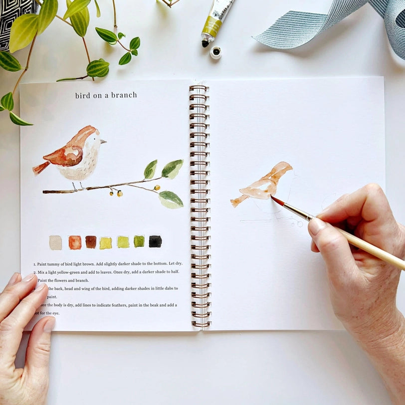 Kids Watercolor Workbook
