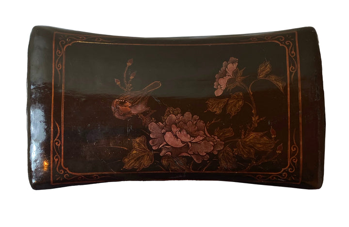 19th Century Chinese Lacquered Pillow Box