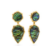 Aurora Double Drop Post Earrings